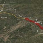 Map showing footprint of Tusayan development